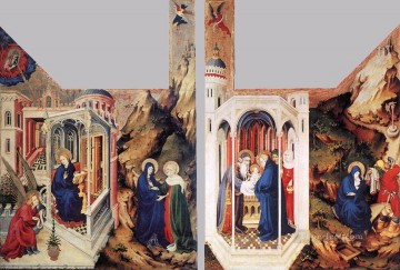 メルヒオール・ブローダーラム Painting - ディジョンの祭壇画 メルヒオール・ブローダーラム